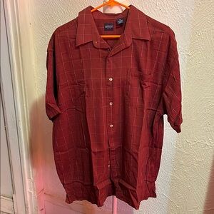 Arrow Red Plaid Short Sleeve Shirt